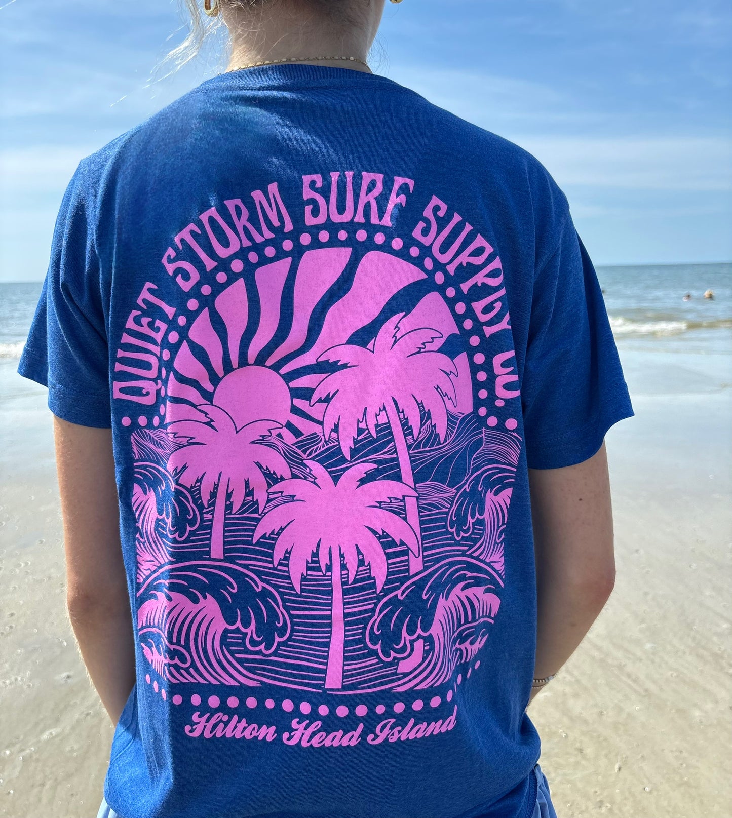 Moon Whisper Tee Shirt Blue