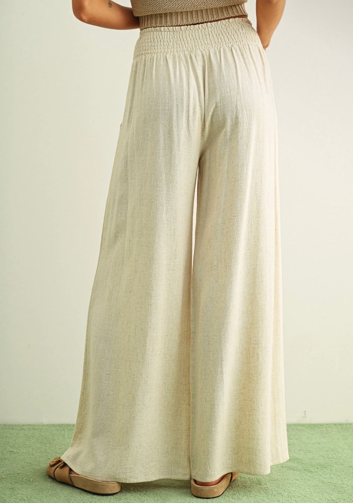 Relaxed Drawstring Pant Oat
