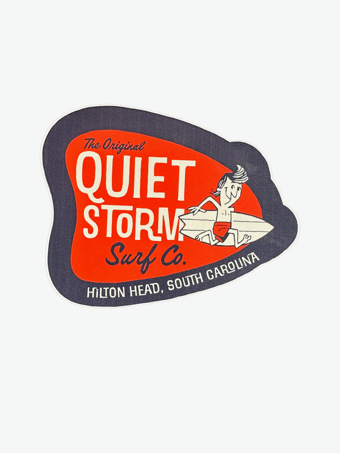 The OG Quiet Storm Surf Co. Sticker