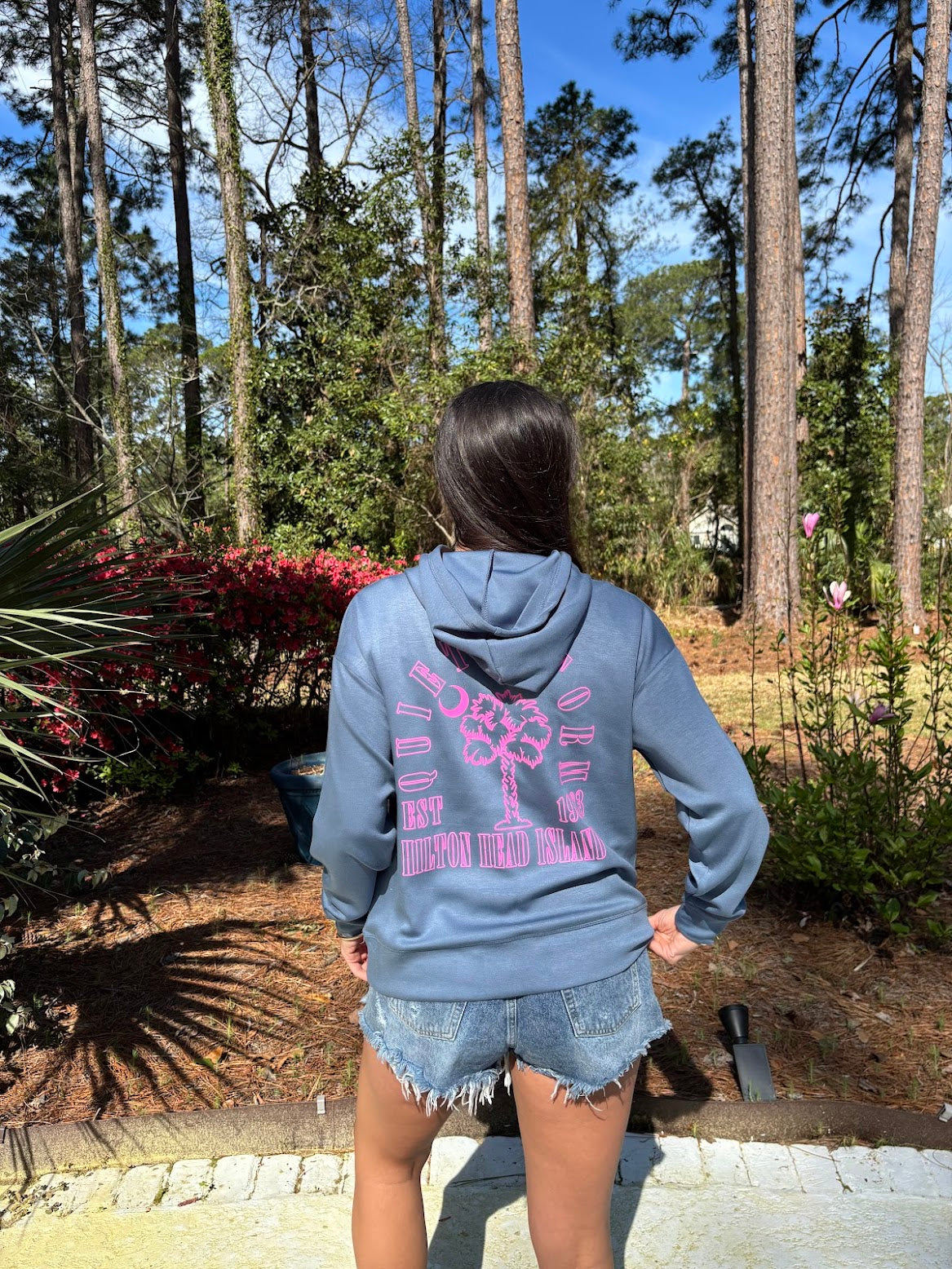 Palm & Moon Hilton Head Arch Pullover Blue