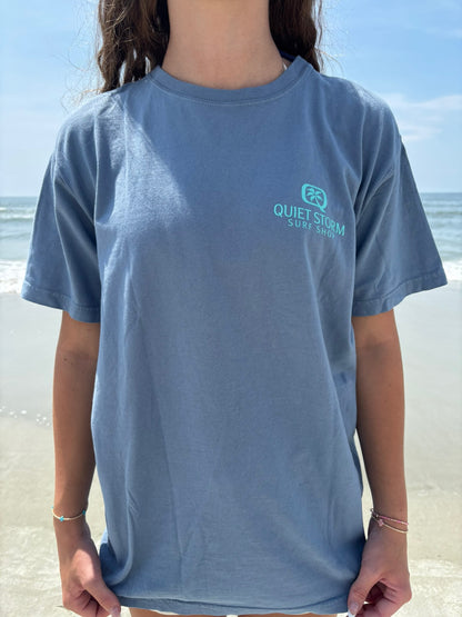 Woodcut Palm and Moon T-Shirt Saltwater