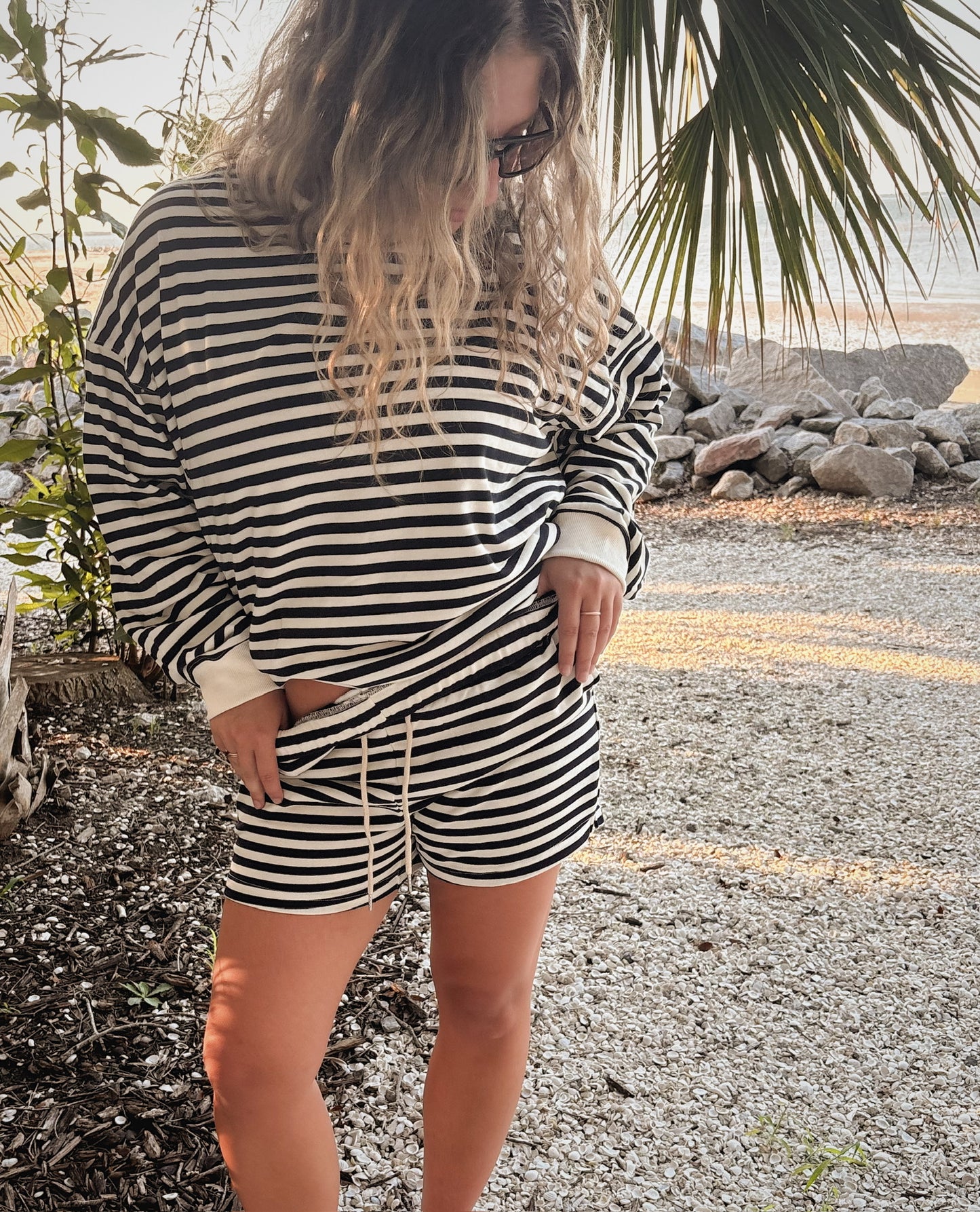 Coastal Weekender Stripe Short