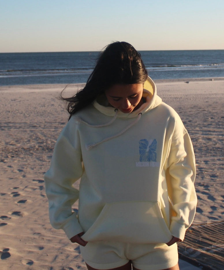 Hibiscus Burnout Hoody