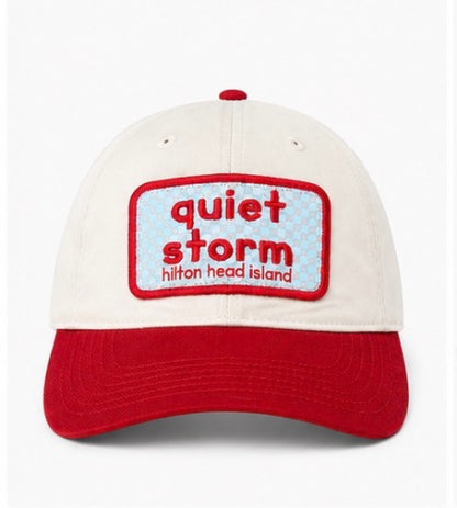 Red Checkered Quiet Storm Hilton Head Hat