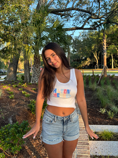 Color Pop Hibiscus Hilton Head Quiet Storm Tank
