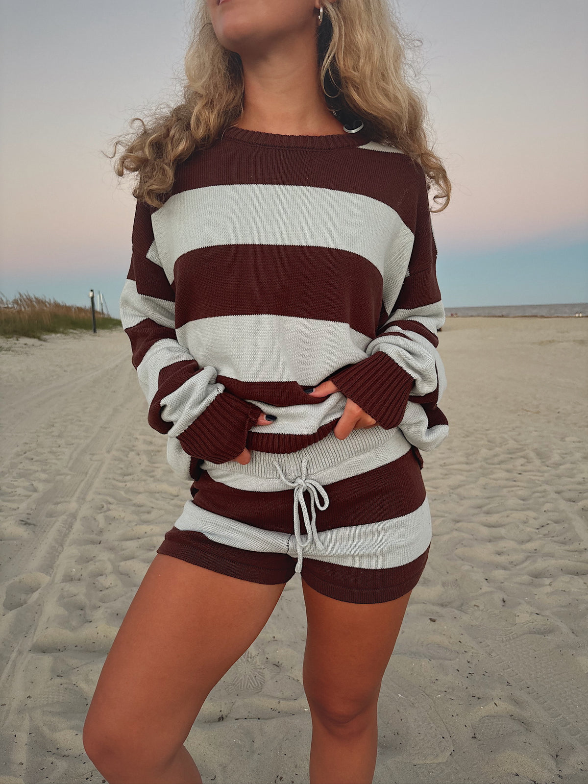 Off Duty Stripe Short
