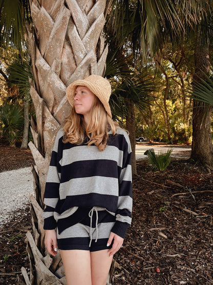 Off Duty Stripe Sweater