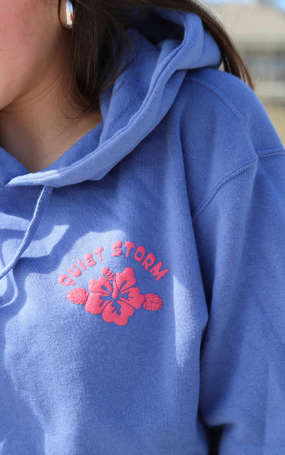 Quiet Storm Surf Shop Hibiscus Puffy Hoody