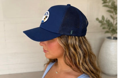 HHI Palm and Sun Hat Navy