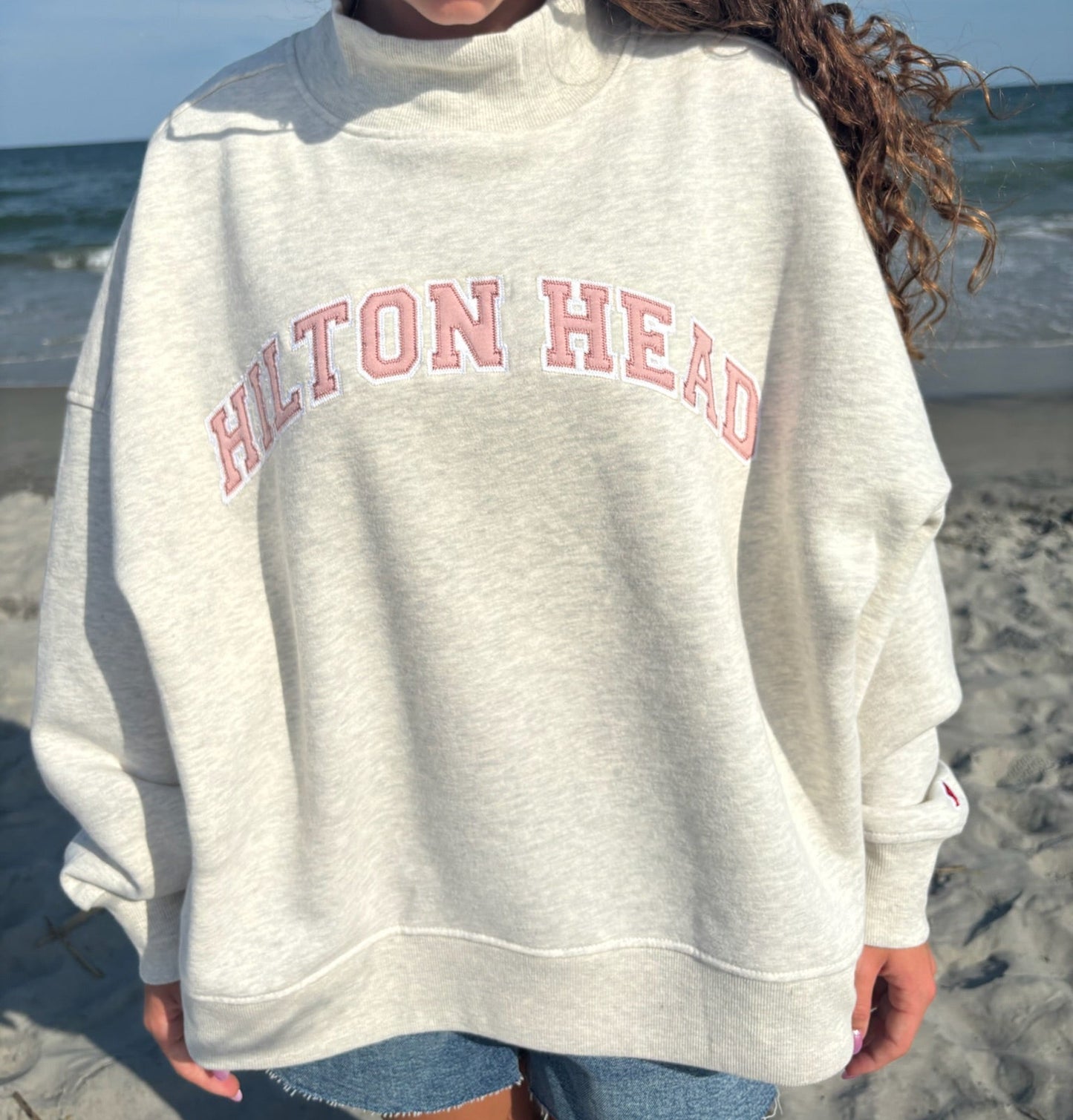 Hilton Head Mock Neck Oat