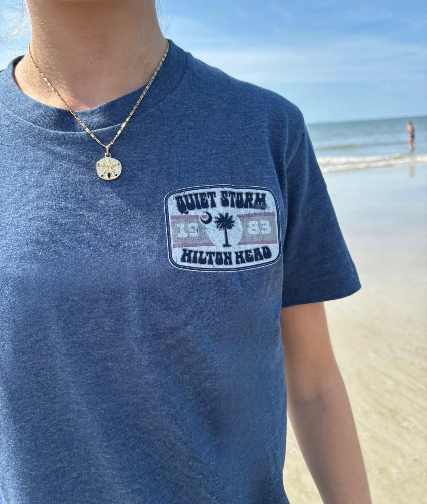 Quiet Storm Hilton Head Since 1983 Tee Shirt Navy
