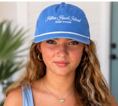Blue Hilton Head Hat W/ Rope