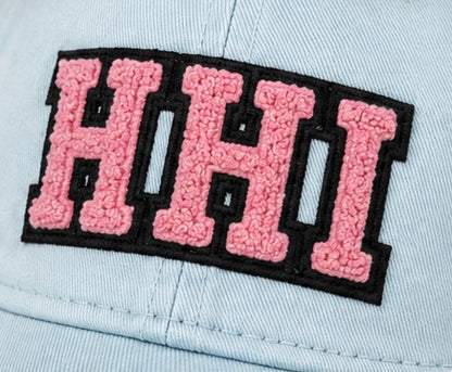 Blue HHI Puffy Letter Hat
