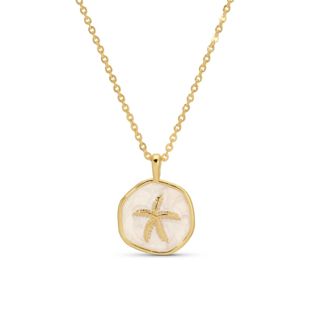 Starfish Necklace: Gold