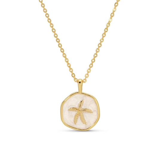Starfish Necklace: Gold