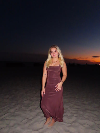 Cade Ruched Tank Maxi Dress