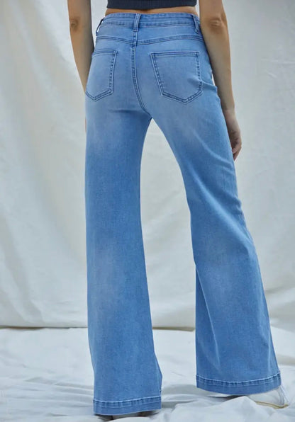 Relaxed Wide Leg Denim