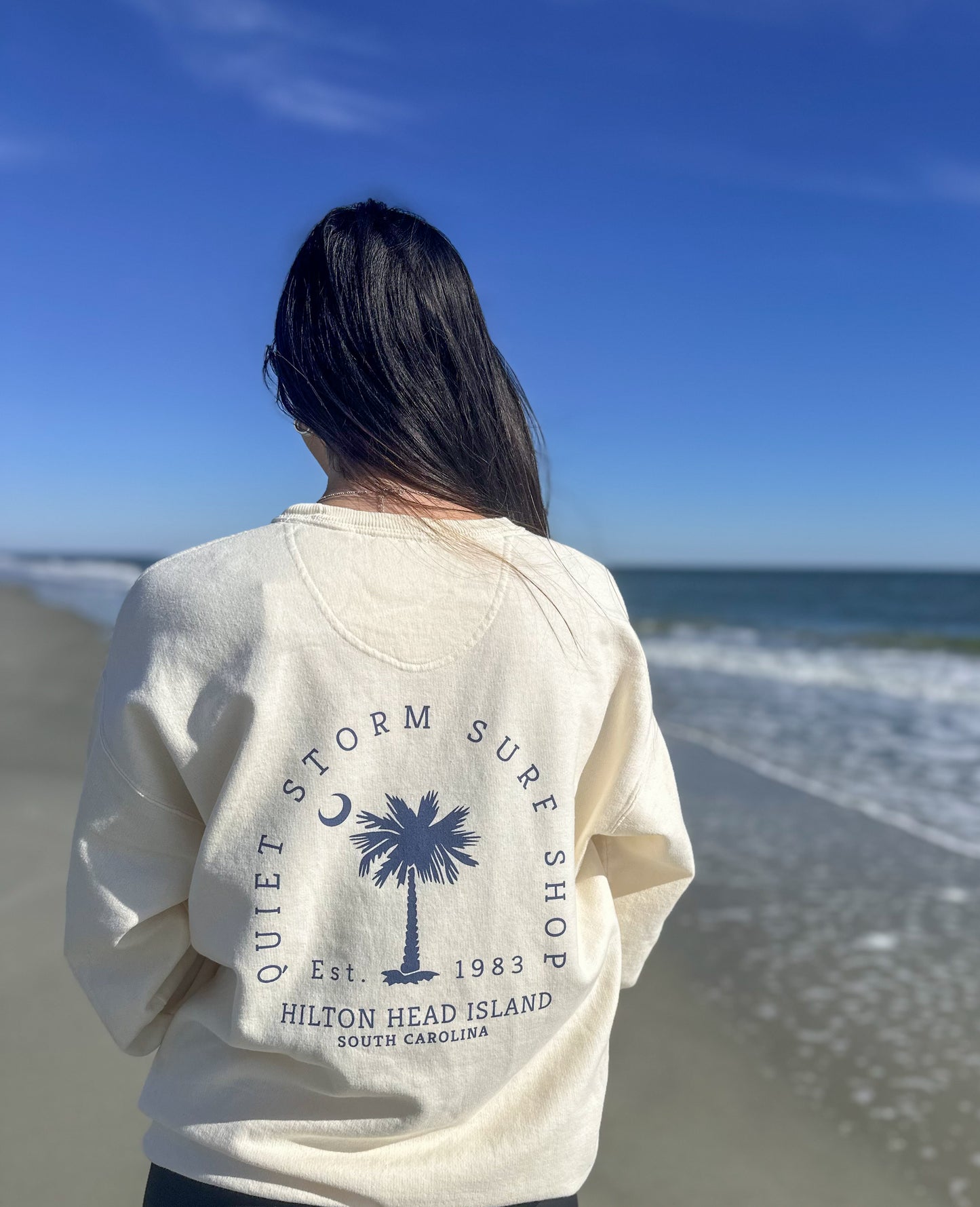 CoCo Palm & Moon Crewneck