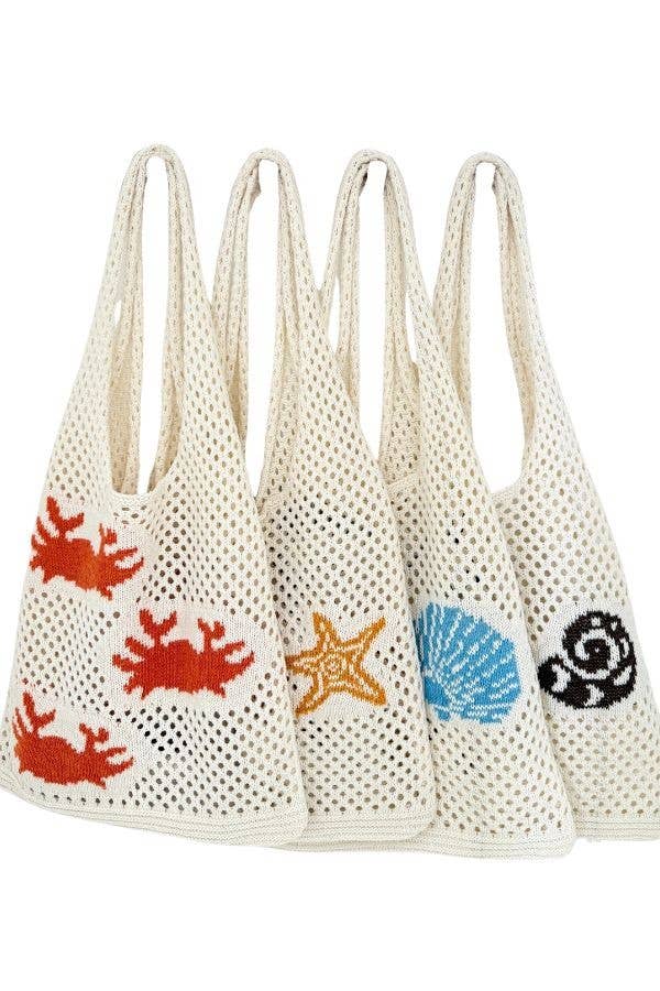 Seaside Conch Crochet Bag