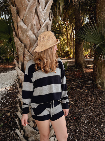 Off Duty Stripe Sweater