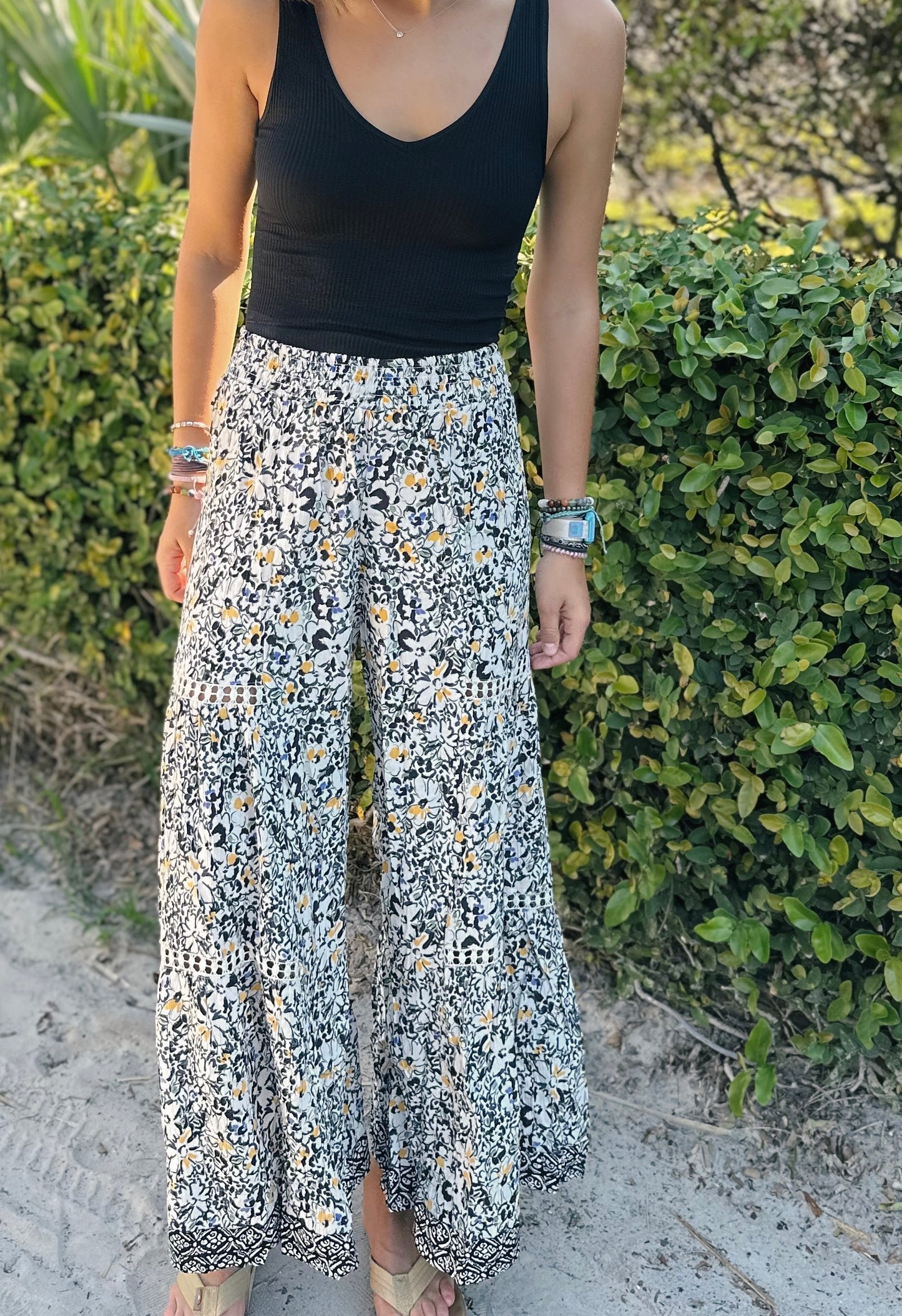 Mia Printed Flare Pant