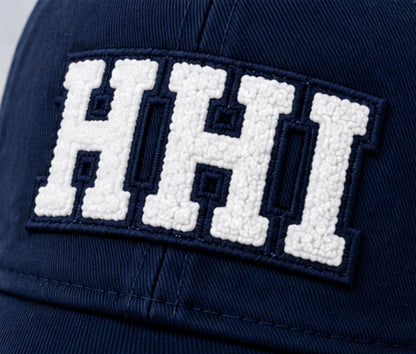 Navy HHI Puffy Letter Hat