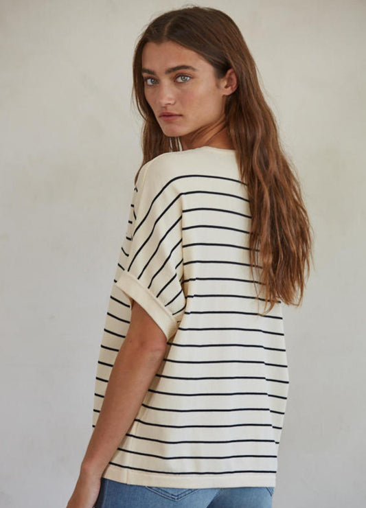 Francie Striped Top