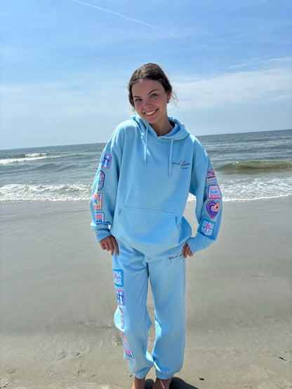 Hilton Head Patch Joggers Blue