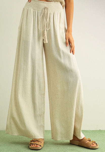 Relaxed Drawstring Pant Oat