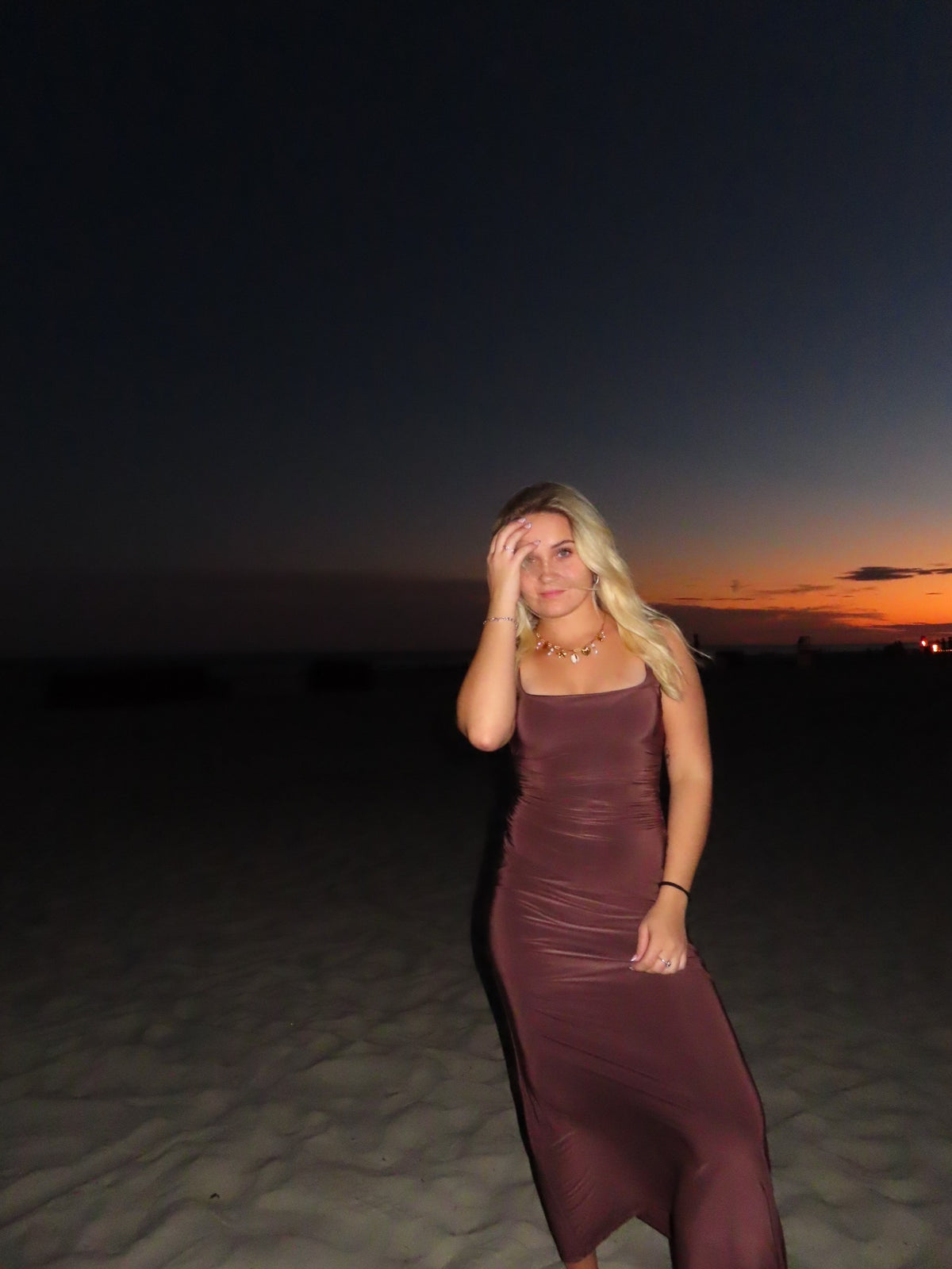 Cade Ruched Tank Maxi Dress
