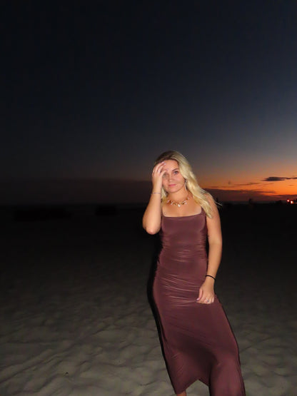 Cade Ruched Tank Maxi Dress