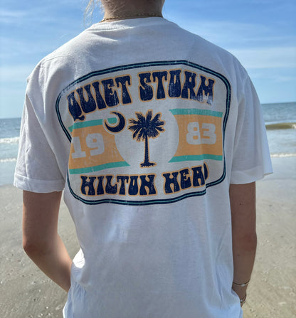 Quiet Storm Hilton Head Since 1983 Tee Shirt Ivory