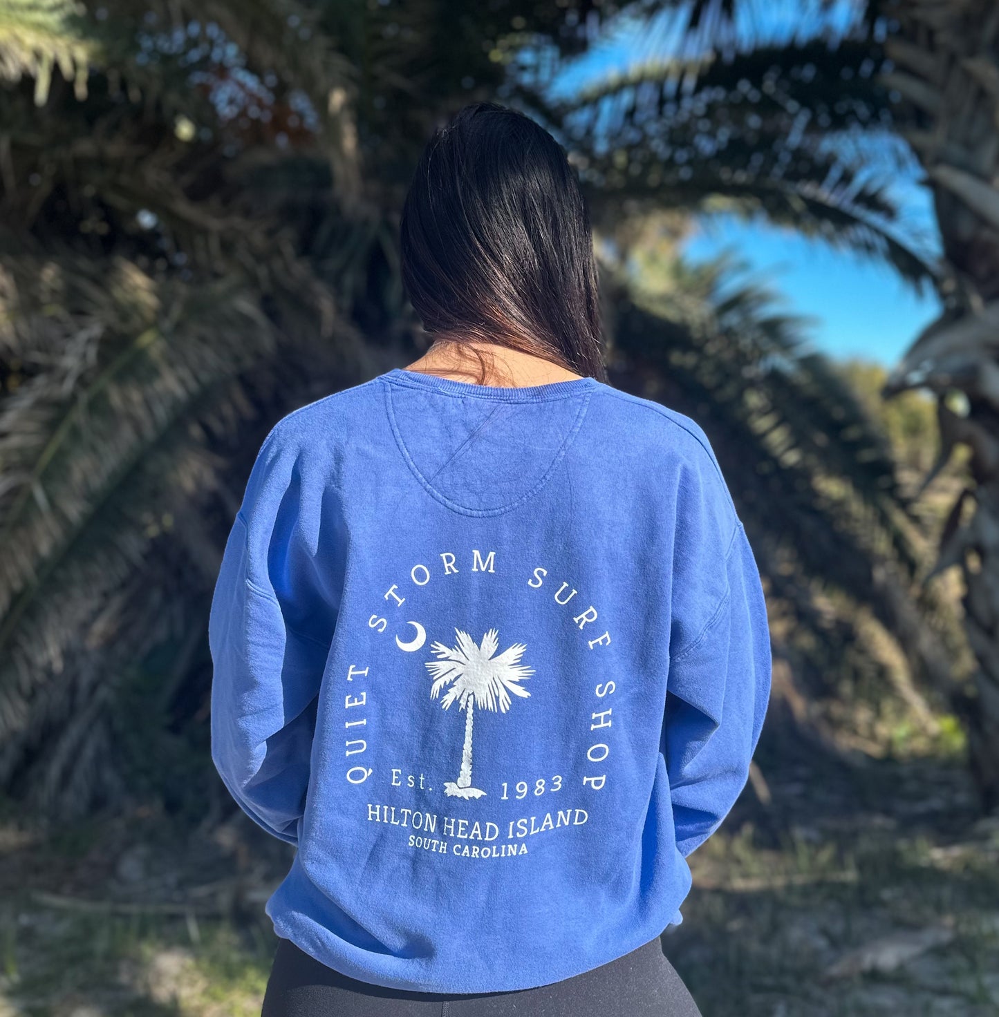 CoCo Palm & Moon Crewneck