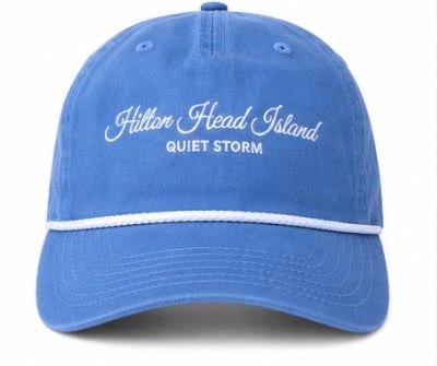 Blue Hilton Head Hat W/ Rope