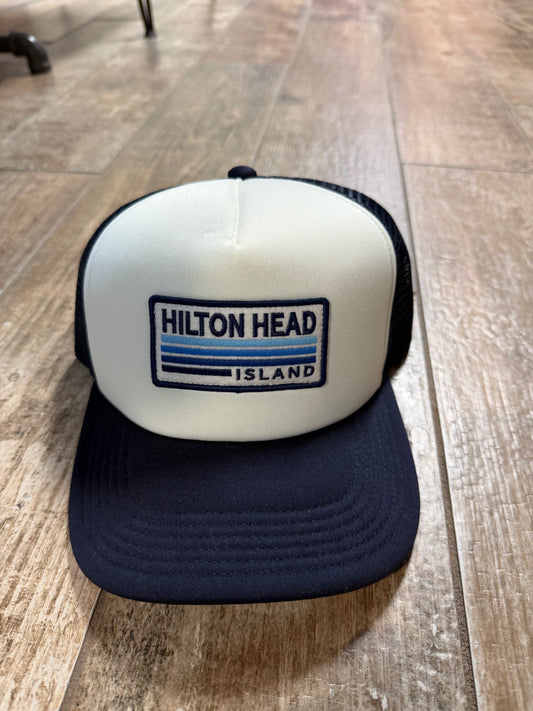 Hilton Head Stripe Trucker Hat