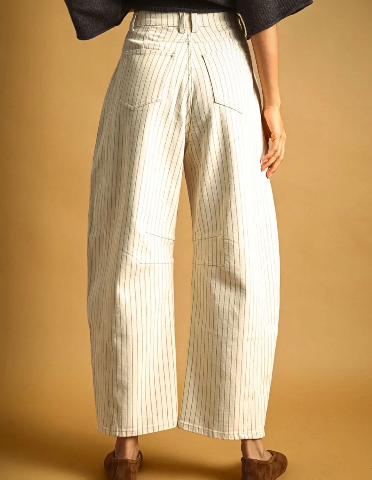 Pinstripe Barrel Pant