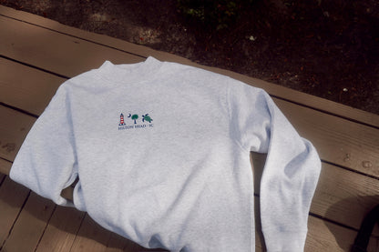 Hilton Head Icon Mock Neck Grey