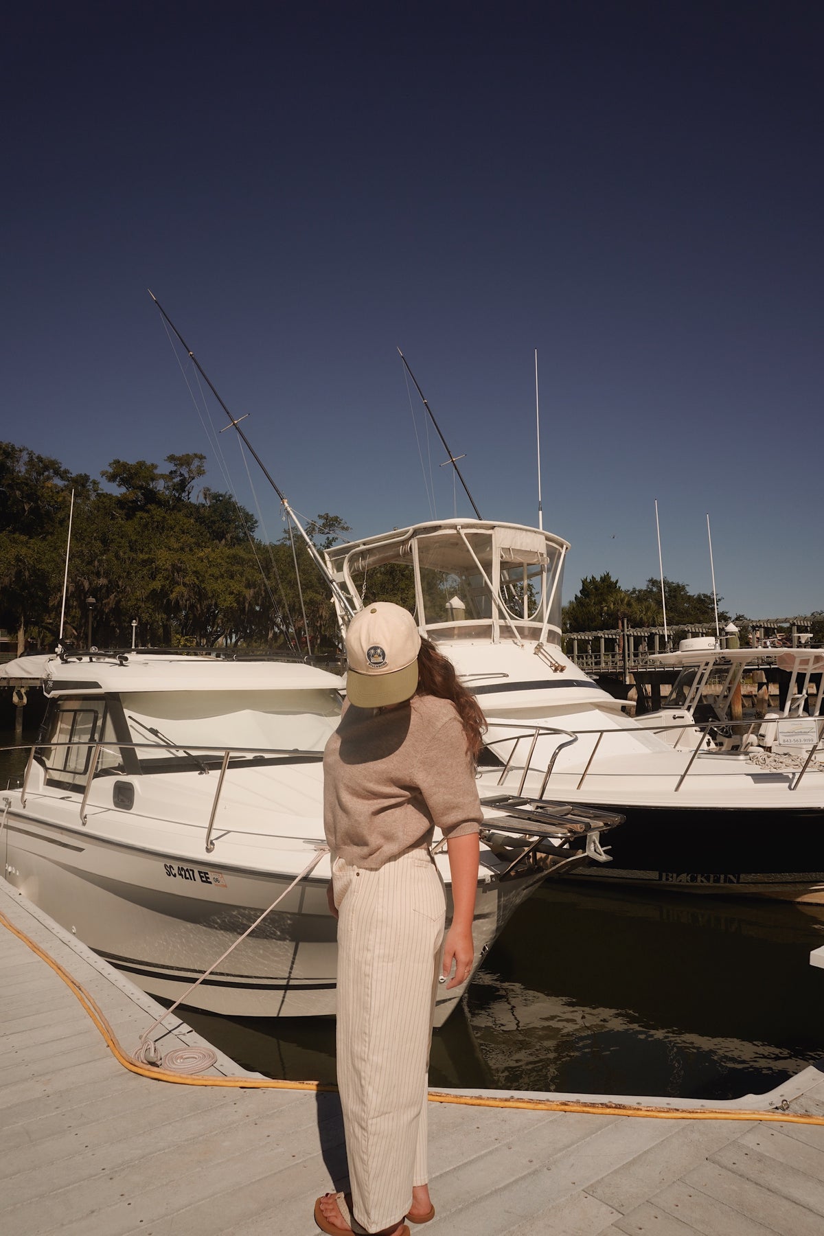 Pinstripe Barrel Pant
