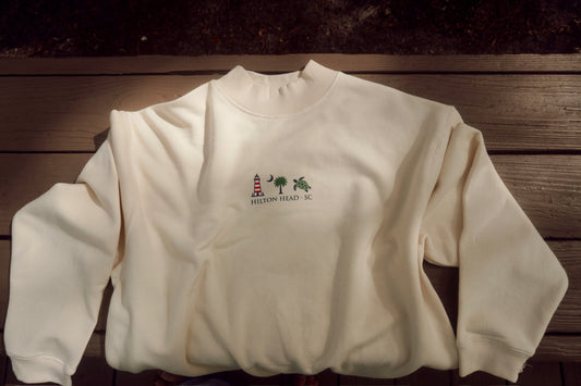 Hilton Head Icon Mock Neck Natural