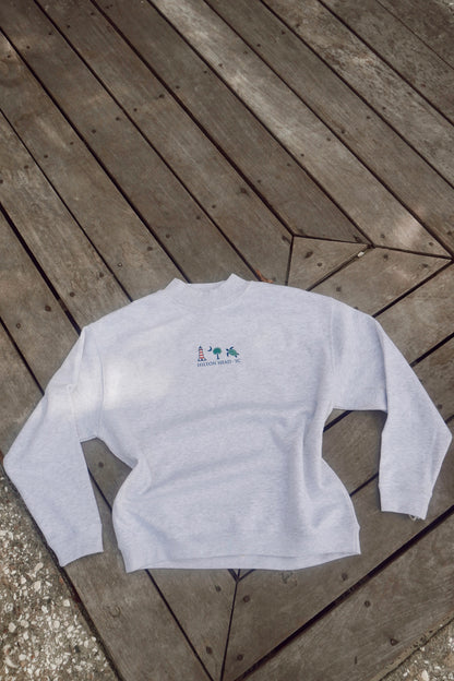 Hilton Head Icon Mock Neck Grey