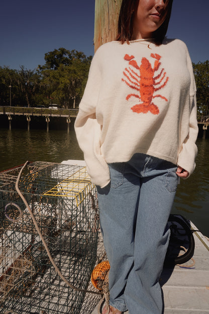 Knit Lobster Pullover