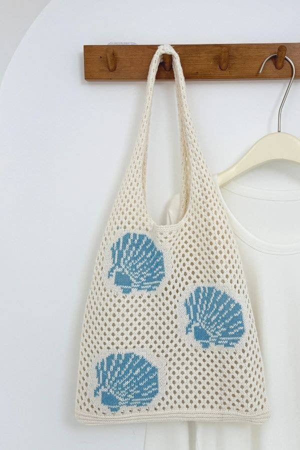 Seaside Conch Crochet Bag